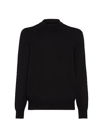 Cashmere Mock Neck Sweater