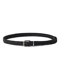 Stretch Braided Leather Belt