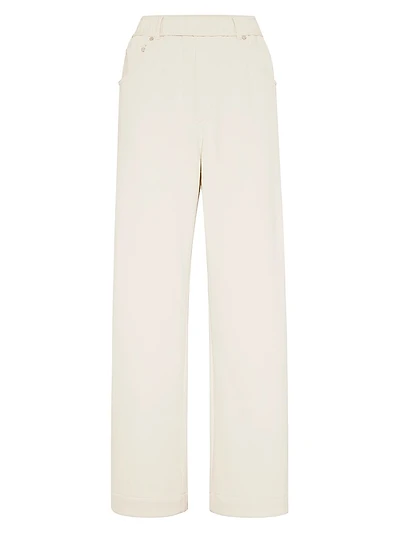 Cotton Smooth French Terry Track Trousers