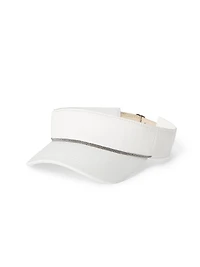 Nylon Visor with Shiny Band