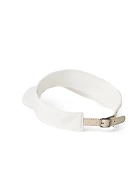 Nylon Visor with Shiny Band