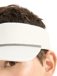 Nylon Visor with Shiny Band