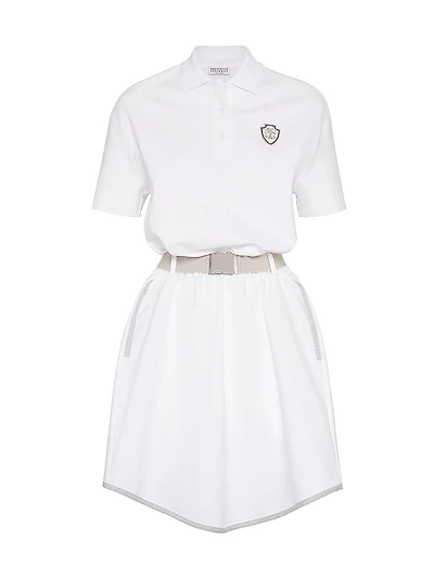 Couture Interlock Mini Dress with Logo