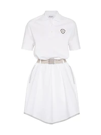 Couture Interlock Mini Dress with Logo