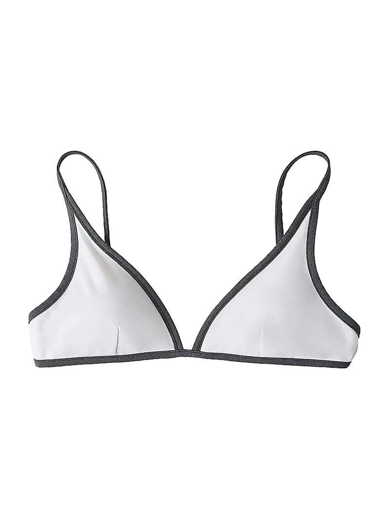 Techno Jersey Bikini Top with Monili