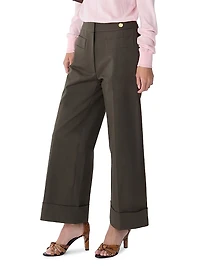 Brody Cropped-Cuff Pants
