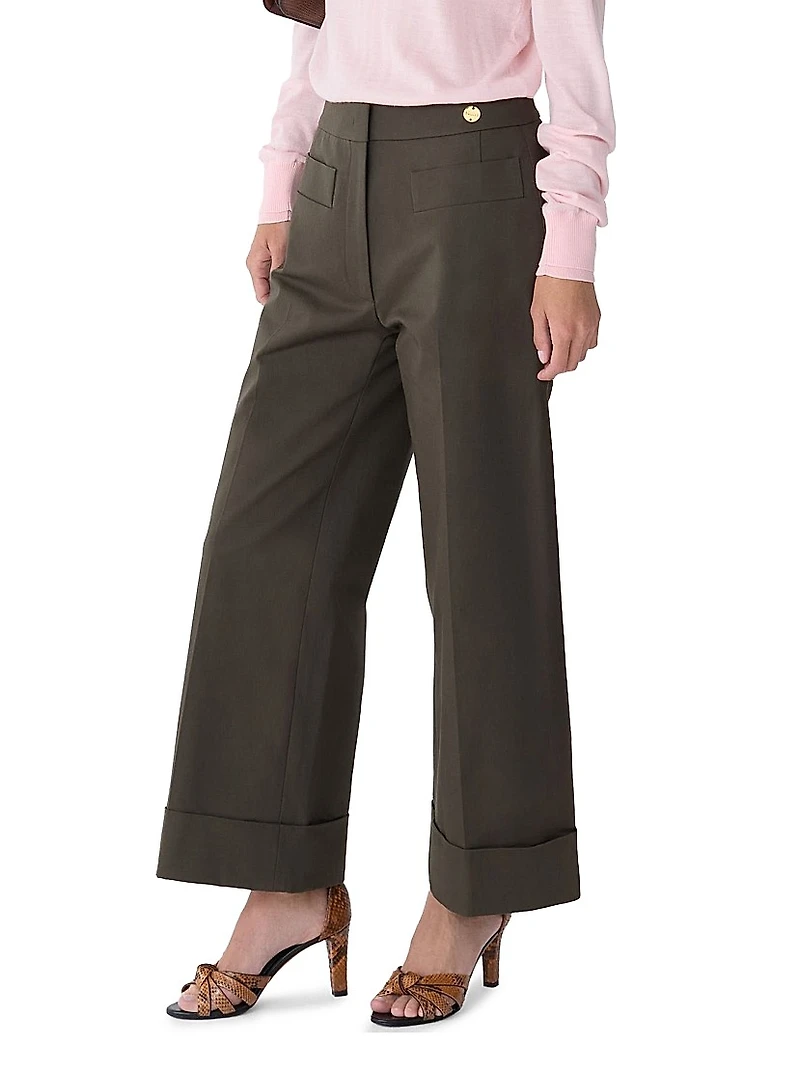 Brody Cropped-Cuff Pants