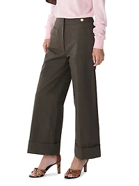 Brody Cropped-Cuff Pants