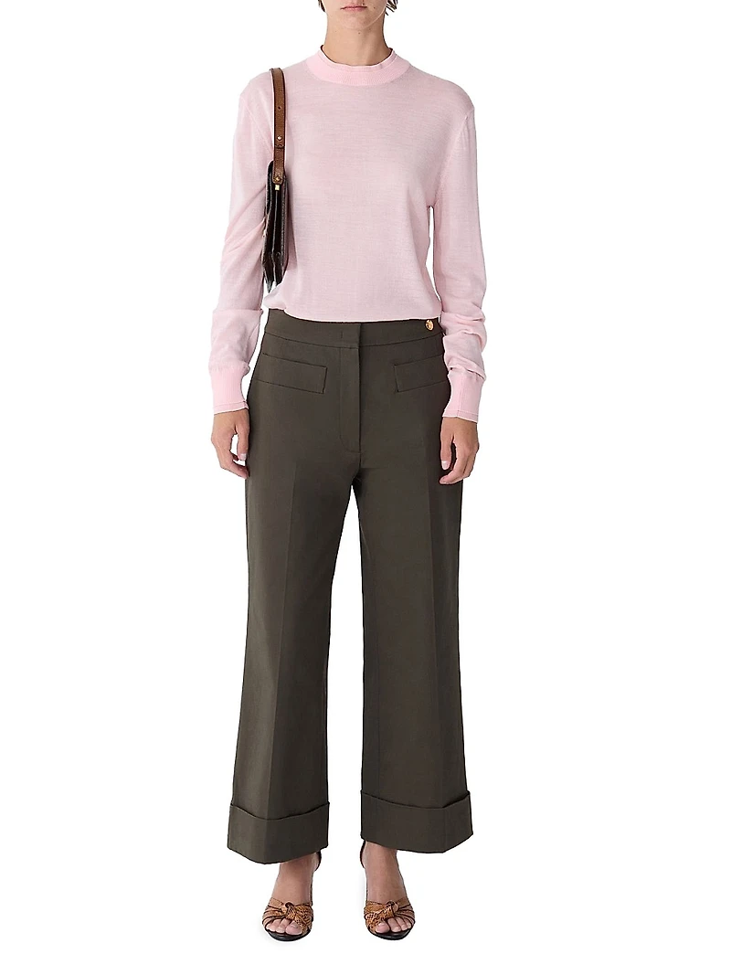 Brody Cropped-Cuff Pants