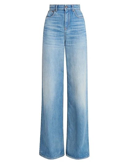 High-Rise Wide-Leg Jeans