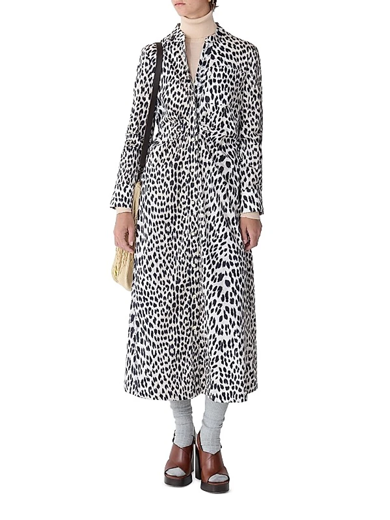 Genny Long Sleeve Shirt Dress