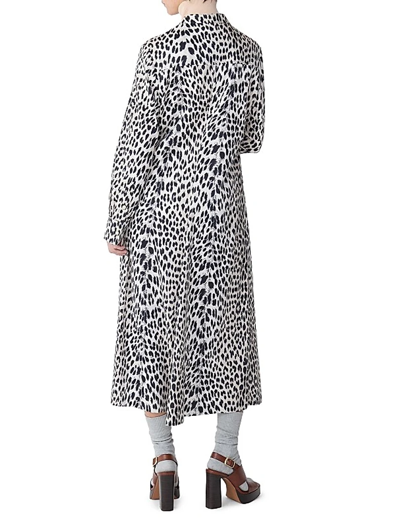 Genny Long Sleeve Shirt Dress