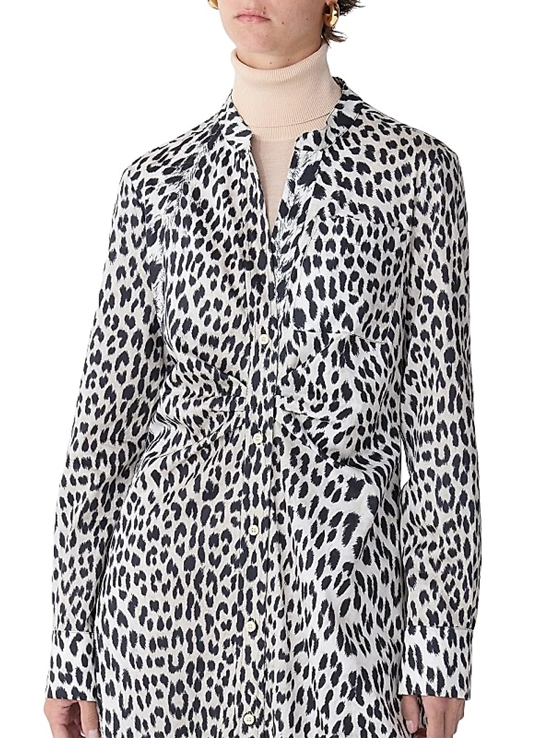 Genny Long Sleeve Shirt Dress