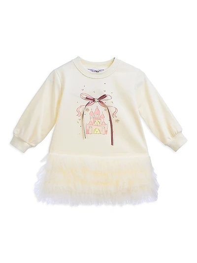 Little Girl's Ruffle Ribbon Dress