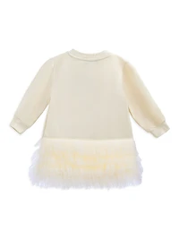 Little Girl's Ruffle Ribbon Dress