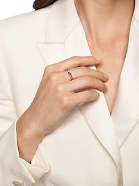 Petite Cable Open Ring Sterling Silver