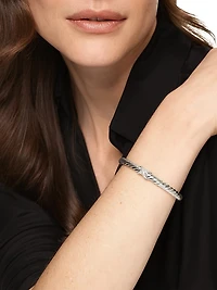 Cable Flex X Bracelet Sterling Silver