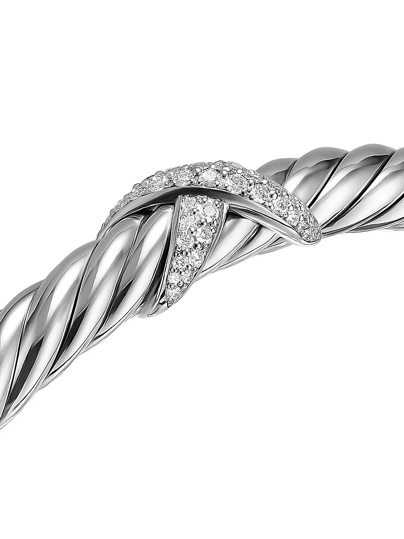 Cable Flex X Bracelet Sterling Silver