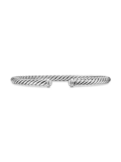Cable Flex Bracelet Sterling Silver, 4MM