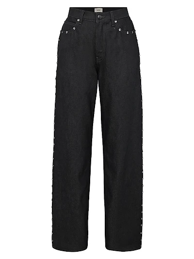 Kaylen Soft Curve SculptSystem High Rise Embellished Jeans