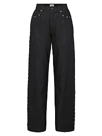 Kaylen Soft Curve SculptSystem High Rise Embellished Jeans