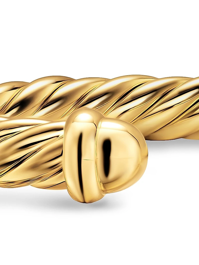 Cablespira Flex Bracelet 18K Yellow Gold, 6MM