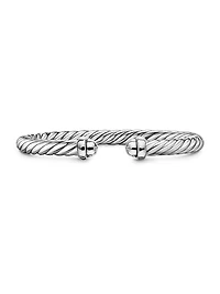 Cable Flex Bracelet Sterling Silver, 6MM