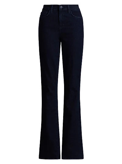 Selma Stretch Denim High-Rise Baby Bootcut Pants