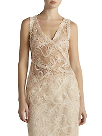 Lace Patchwork Top