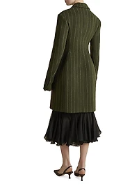 Wool Basque Tailored Overcoat