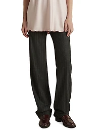 Wool Pinstripe Tailored Trouser