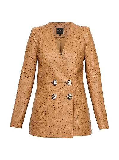 Nadine Leather Blazer