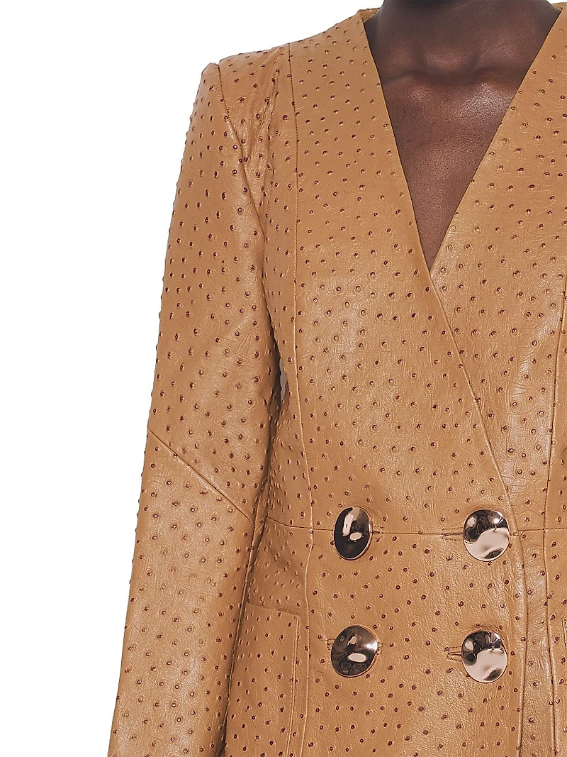 Nadine Leather Blazer