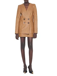 Nadine Leather Blazer