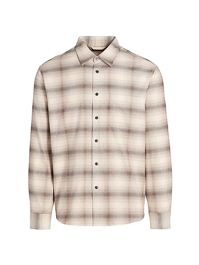 Check Cotton Flannel Shirt