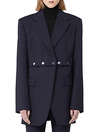 Jacket with Detachable Hem Detail