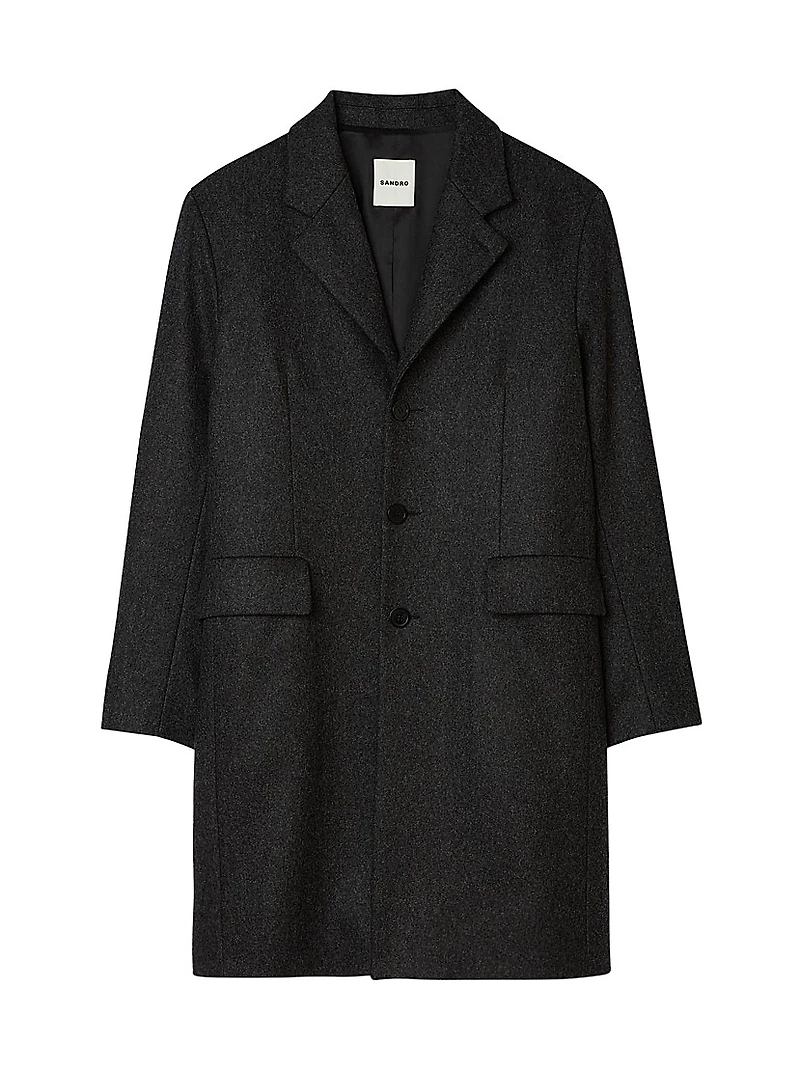 Wool Broadcloth Coat