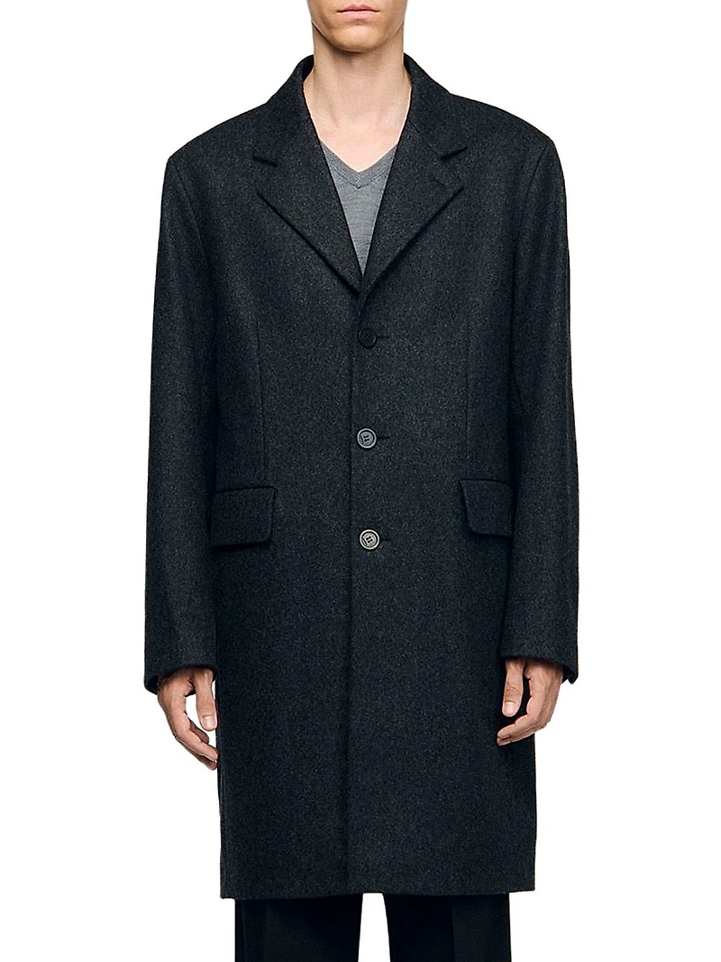 Wool Broadcloth Coat