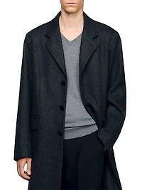 Wool Broadcloth Coat
