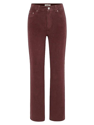 Patti Straight High Rise Corduroy Jeans