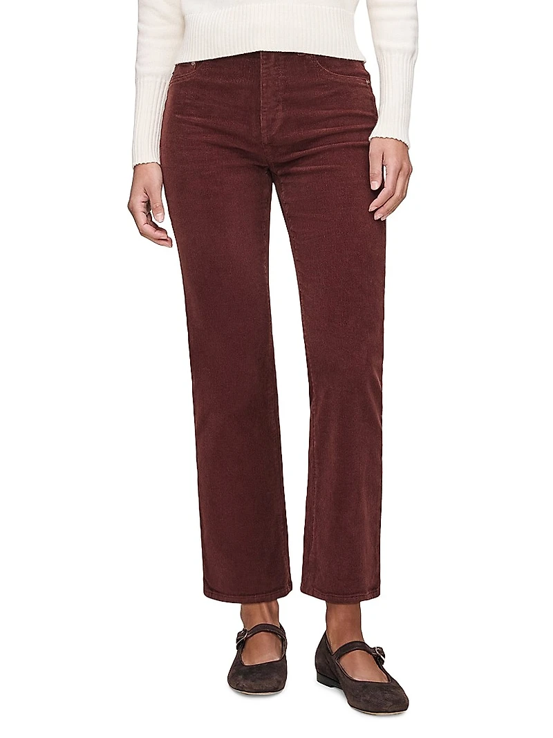 Patti Straight High Rise Corduroy Jeans