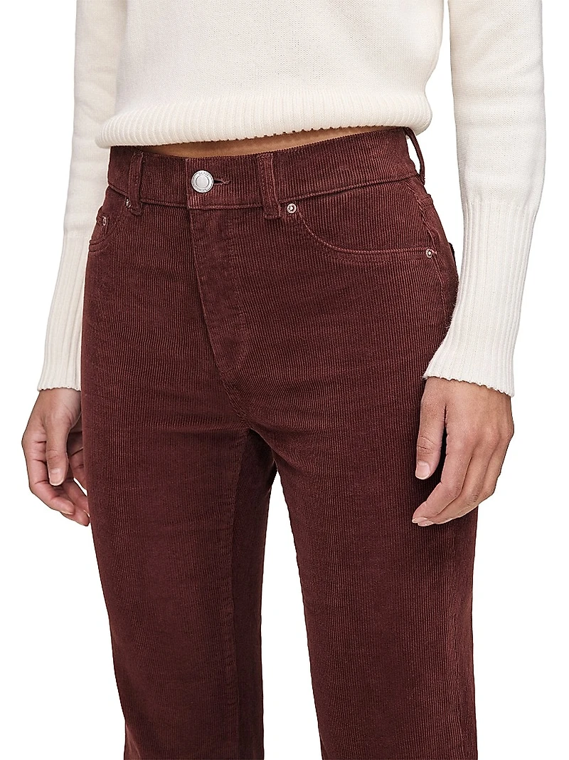 Patti Straight High Rise Corduroy Jeans