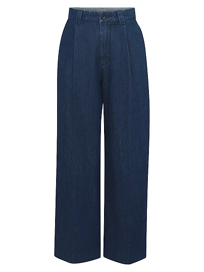 Hepburn Wide Leg Aura High Rise Jeans