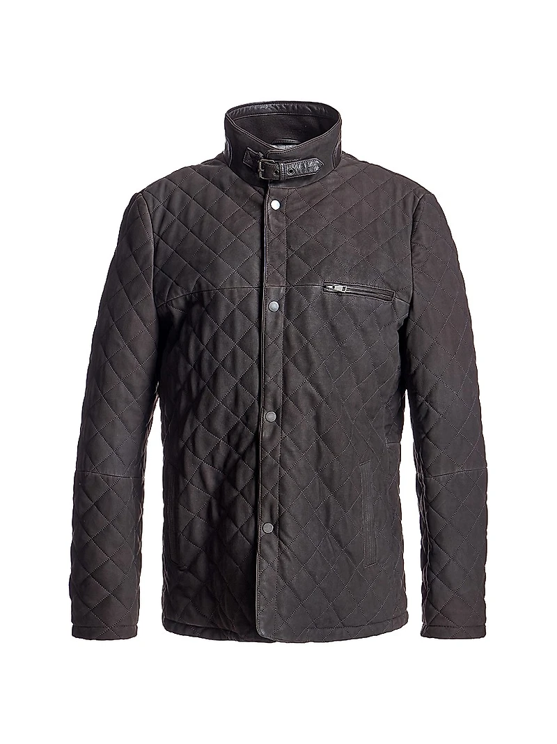 Quilted Shearling Jacket