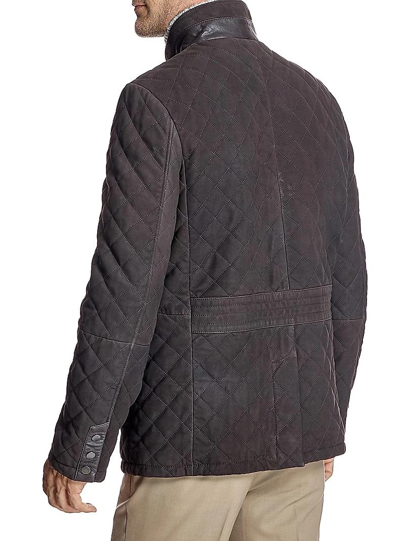 Quilted Shearling Jacket