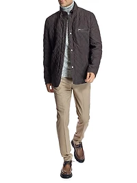 Quilted Shearling Jacket