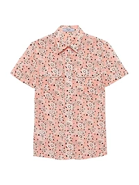 Floral Print Georgette Shirt