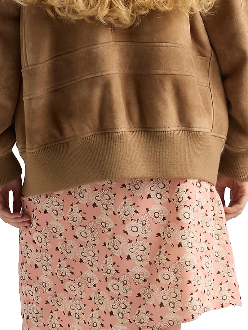 Floral Print Georgette Skirt