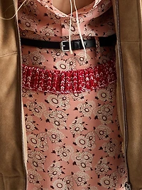 Floral Print Georgette Skirt