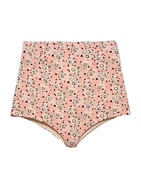 Floral Print Georgette Briefs